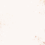 Geboortekaartje tweeling maan met koperspetters Achterkant