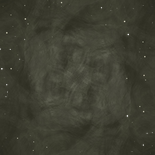 Geboortekaartje voetjes in hand lijntekening foliedruk Achterkant