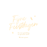 Kerstbal kaart met grote foto van je huisdier en sterren Achterkant