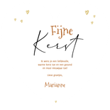 Kerstkaart kerst vol liefde hartvorm waterverf look Achterkant