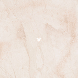 Minimalistisch geboortekaartje roze marmer meisje hartje Achterkant