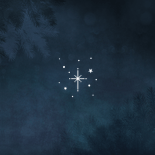 Moderne sfeervolle kerstkaart vrede en liefde met 2 duifjes Achterkant