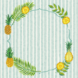 Save the date kaart mediterraans Italiaans bruiloft fruit Achterkant