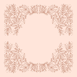 Uitnodiging eerste communie botanische bloemen stijlvol Achterkant