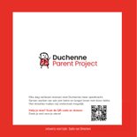 Ansichtkaart Duchenne Parent Project klavertje vier 2