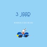 Auto Verjaardag drie jaar jongen 3