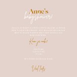 Babyshower uitnodiging madeliefjes 3