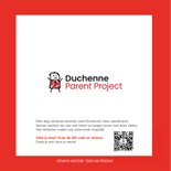 Bedankkaart Duchenne Parent Project medaille 2
