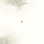 Bedankkaart trouw met roze klokwinde Achterkant