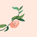 Bedankkaart you're a peach 2