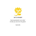 Bedankkaartje Sanquin kaartencollectie 3