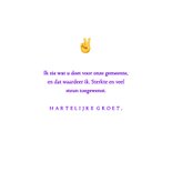 Bedankkaartjes - Steun lokale politici - Blijf schijnen 3