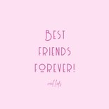 Best Friends Forever Kapper Illustratie 3