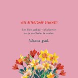 Beterschapskaart bloemen boeket illustratie lief kleurrijk 3