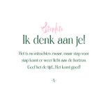 Beterschapskaart bloemen sterkte fleurig ik denk aan je 3