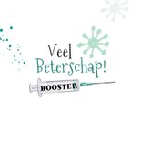 Beterschapskaart 'Boostershot' injectienaald virus groen 2