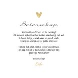 Beterschapskaart dikke knuffel fotokaart hartjes goud 3