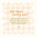 Beterschapskaart doe maar rustig aan met slakje 3