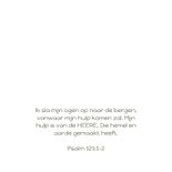 Beterschapskaart met berglandschap 2
