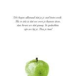 Beterschapskaart met fruit illustratie  3