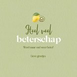 Beterschapskaart met illustratie van verschillend fruit 3