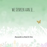 Beterschapskaart natuurlijke omgeving met hart en vlinders 3