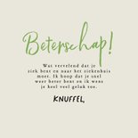 Beterschapskaart panda klavertjes vier voor kind 3