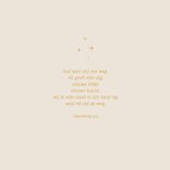 Bijzondere beige communie uitnodiging met maan en landschap 2