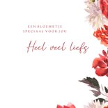 Bloemenkaart speciaal voor jou liefs 3