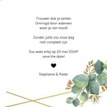 Botanische save the date kaart 3