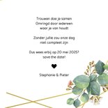 Botanische save the date kaart 3