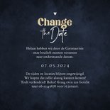 Change the date trouwkaart bruiloft algemeen corona 3