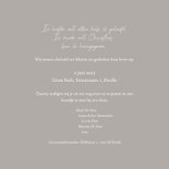 Christelijke rouwkaart met een kerkje en vredesduif 3