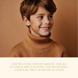 Communie fotokaart uitnodiging met goudfolie 2