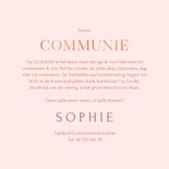 Communie fotokaart uitnodiging met koperfolie 3