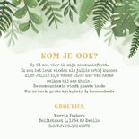 Communie jongen jungle goud hartjes illustratie 3