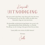 Communie lentefeest uitnodiging stijlvol wilde bloemen 3