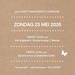 Communie Silhouet vlinder kraft 3