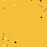 Communiekaart leopard zwart/wit met spetters Achterkant