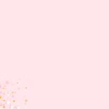 Communiekaart spetters goud roze met foto Achterkant