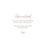 Condoleance kaart dahlia libelle bloem 3