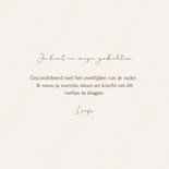 Condoleance kaart met libelle en maan 3