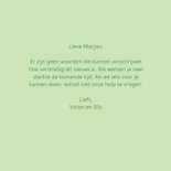 Condoleance kaartje met sierlijke mooie vlinder 3