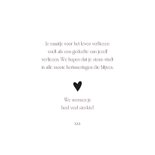 Condoleance quote 'samen met jou' 3