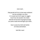 Condoleance sterkte bloesem 3