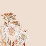 Condoleancekaart bloemen en takken 2