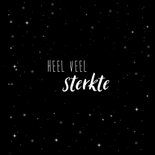 Condoleancekaart de hemel heeft er een mooie ster bij 2
