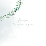 Condoleancekaart hart van sneeuwklokjes 2