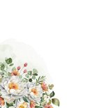 Condoleancekaart klassiek bloemen verf met oprecht medeleven 2
