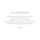 Condoleancekaart magnolia met vogel 3